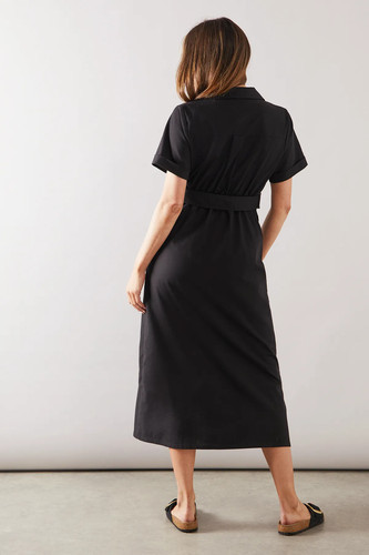 Wallis Black Shirt Dress Womens Daywear Dresses - Picture 3 of 5