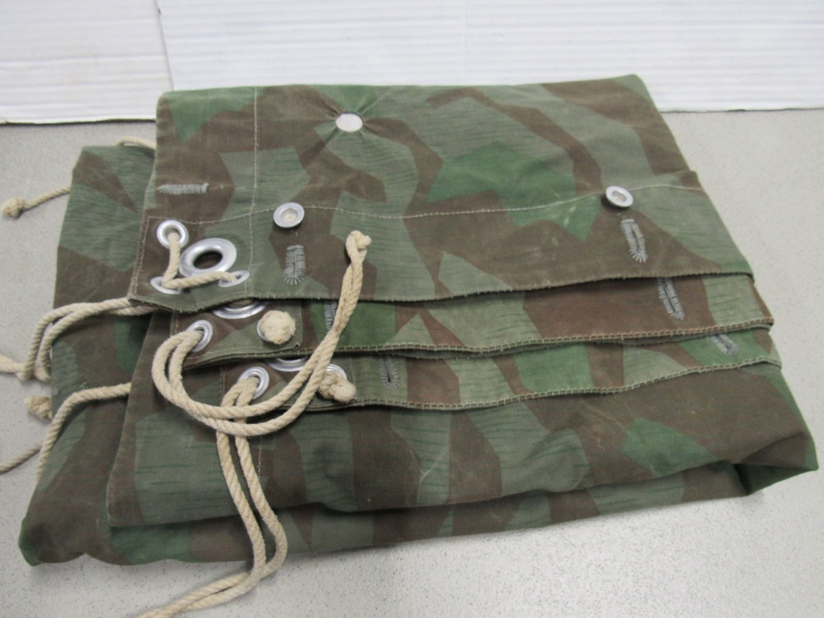 ドイツ軍幕　レプリカ　zeltbahn Wehrmacht ww2 サバゲー WW2 Swiss Splinter Camo Zeltbahn Shelter Half German Wehrmacht