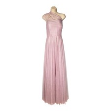 Jenny Yoo Ryder Convertible Tulle Maxi Dress Gown Lavender Pleated Size 14 New