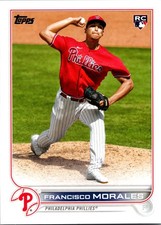2022 TOPPS BASEBALL #US318 FRANCISCO MORALES
