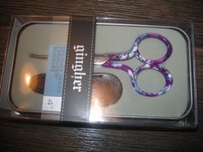 GINGHER DESIGNER SERIES SCISSORS " Charlene" NEW 4" EMBROIDERY 01-005425