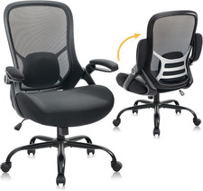 Big and Tall 400Lbs Heavy Duty Office Chair, 5" Thickened Seat Ergonomic Desk Ch