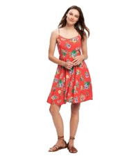 Old Navy Women's The Cami Fit & Flare Dress size XXL Red Floral