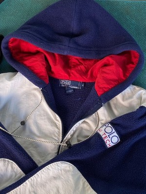 True Vintage 80s/90s PRL Polo Ralph Lauren Hi Tech Badge Fleece