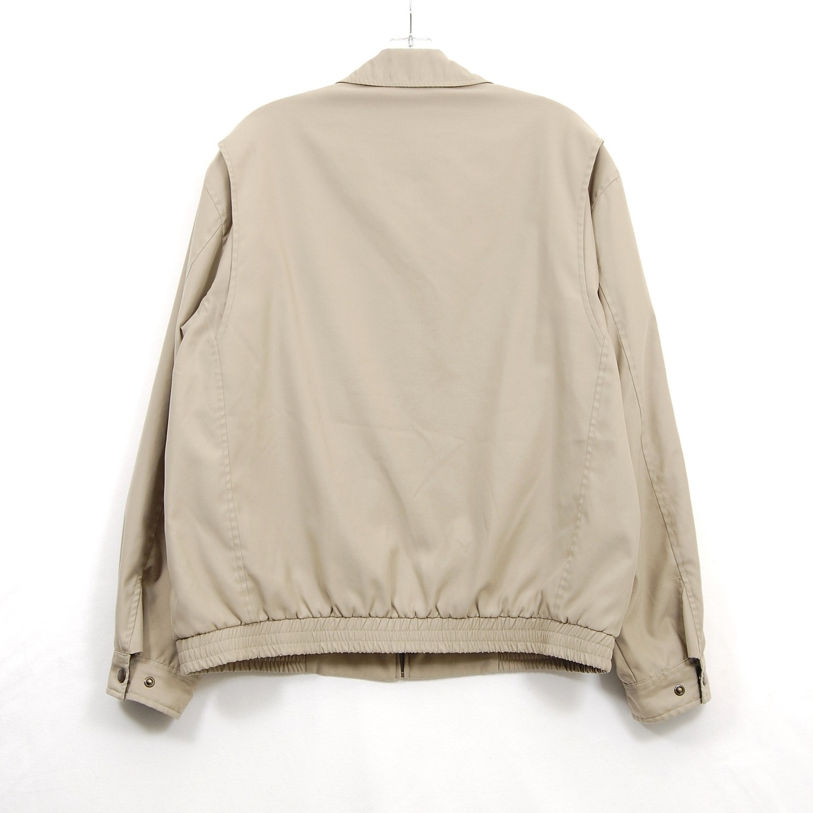 Pendleton Jacket Mens Medium Beige Full Zip Plaid… - image 4