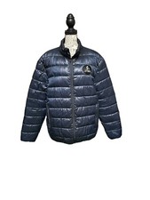 Women's Spire By Galaxy Vintage Puffer Jacket, Size Xl - Navy Base Layers Hiking