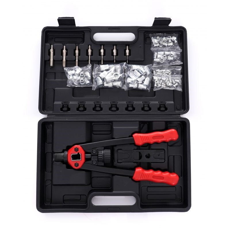 Set Rivettatrice Professionale M3-M12 | 122 Pezzi In Valigetta