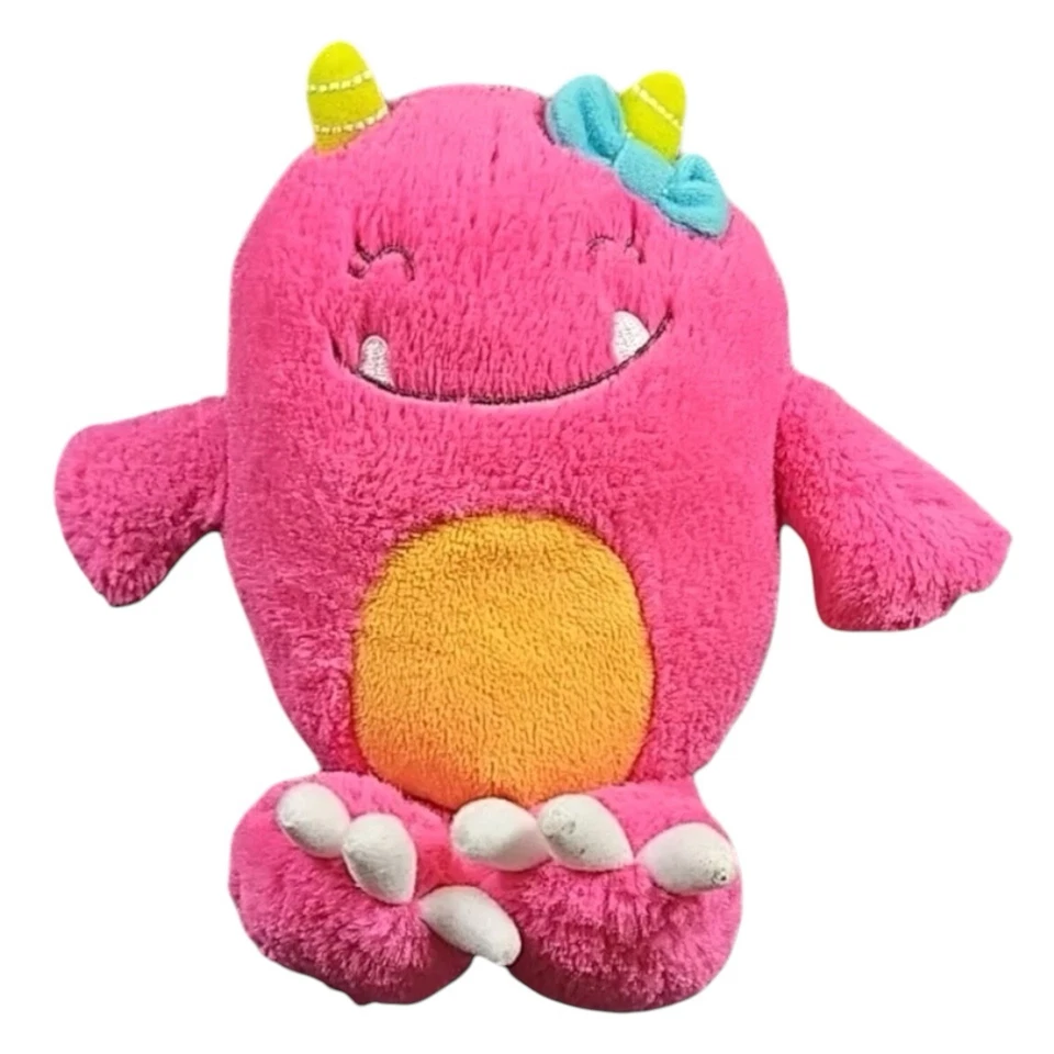 Peluche Carters Happy Monster Lovey rosa naranja 10” 2013 juguete de peluche 61363 Foto 2 de 4