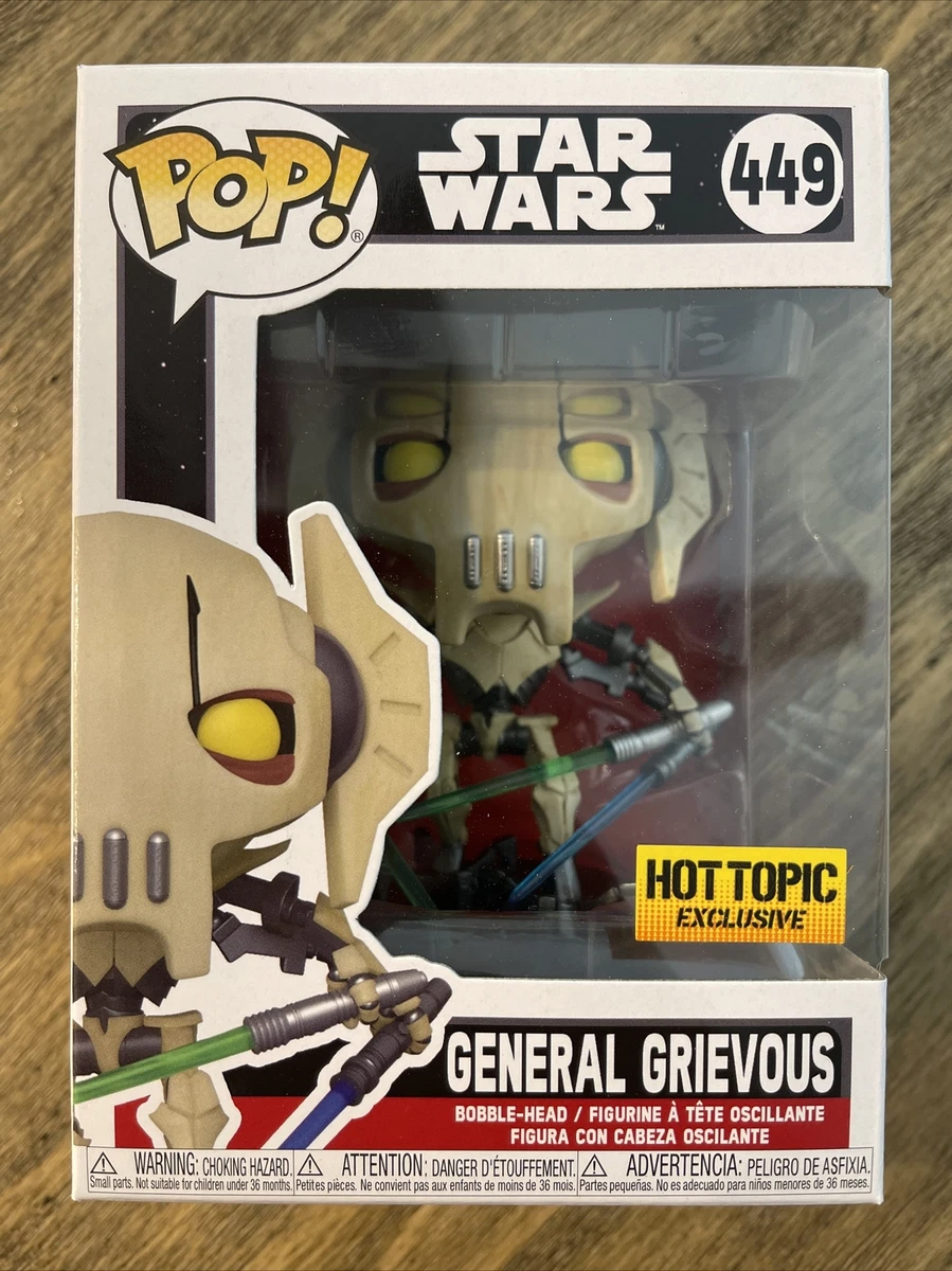 Fremsyn Rusten strømper Funko Pop! Star Wars General Grievous #449 Hot Topic Exclusive READY TO  SHIP | eBay