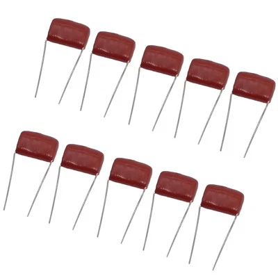 US Stock 10pcs CBB Metallized Film Capacitor 0.0022uf 2.2nf 2200pf 222J 1250V