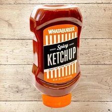 Whataburger Fancy SPICY Ketchup 20 oz Squeeze Bottled by Popular Demand (1 Pack)