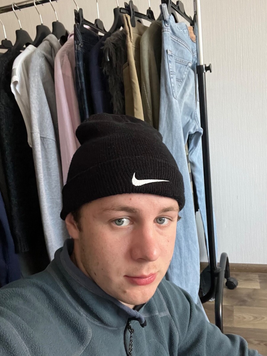 Vintage Nike Beanie Hat Y2K Swoosh Logo Embroidered 90s | eBay