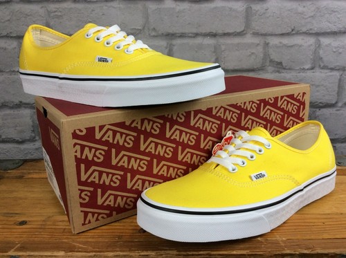 yellow black and white vans