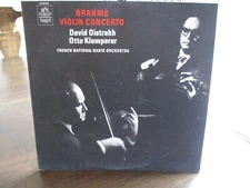 DAVID OISTRAKH - BRAHMS Violin Concerto KLEMPERER - ANGEL 35836 NM Vinyl $8.95