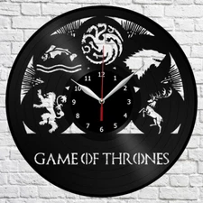 Game of Thrones Vinyl Record Wall Clock Home Fan Art Decor 12" 30cm 3916