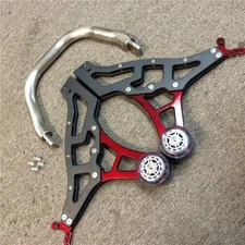 Universal Racing Motorcycle Sport Rear Combo Wheel Lift Stands Paddock Stands Re