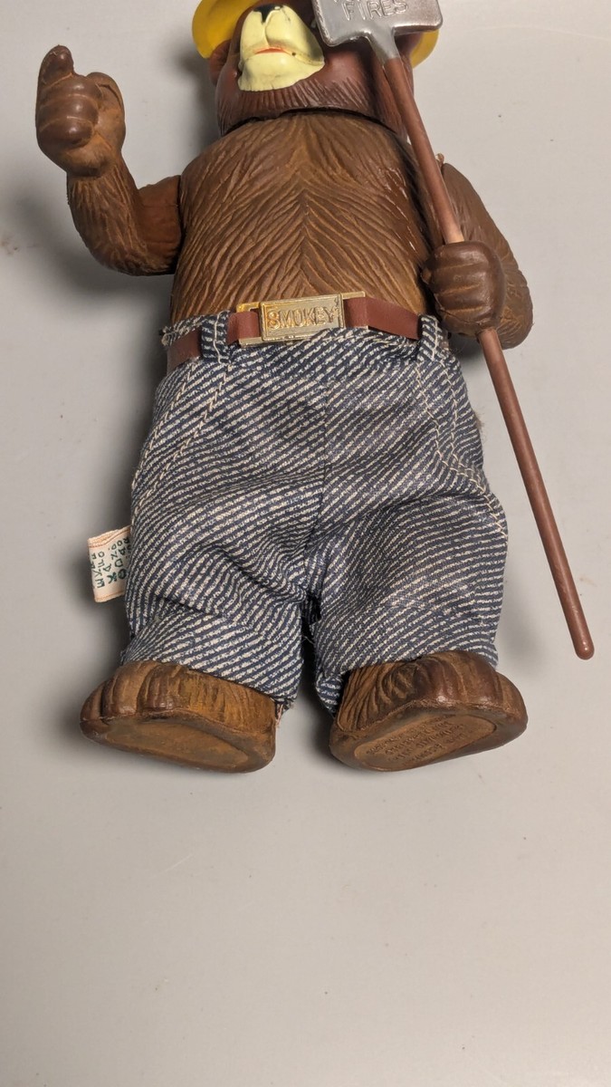 70’s スモーキーベア ソフビ フィギュア TOY DAKIN アド f6Sq 70's スモーキーベア ソフビ フィギュア TOY DAKIN アド f6Sq Smokey