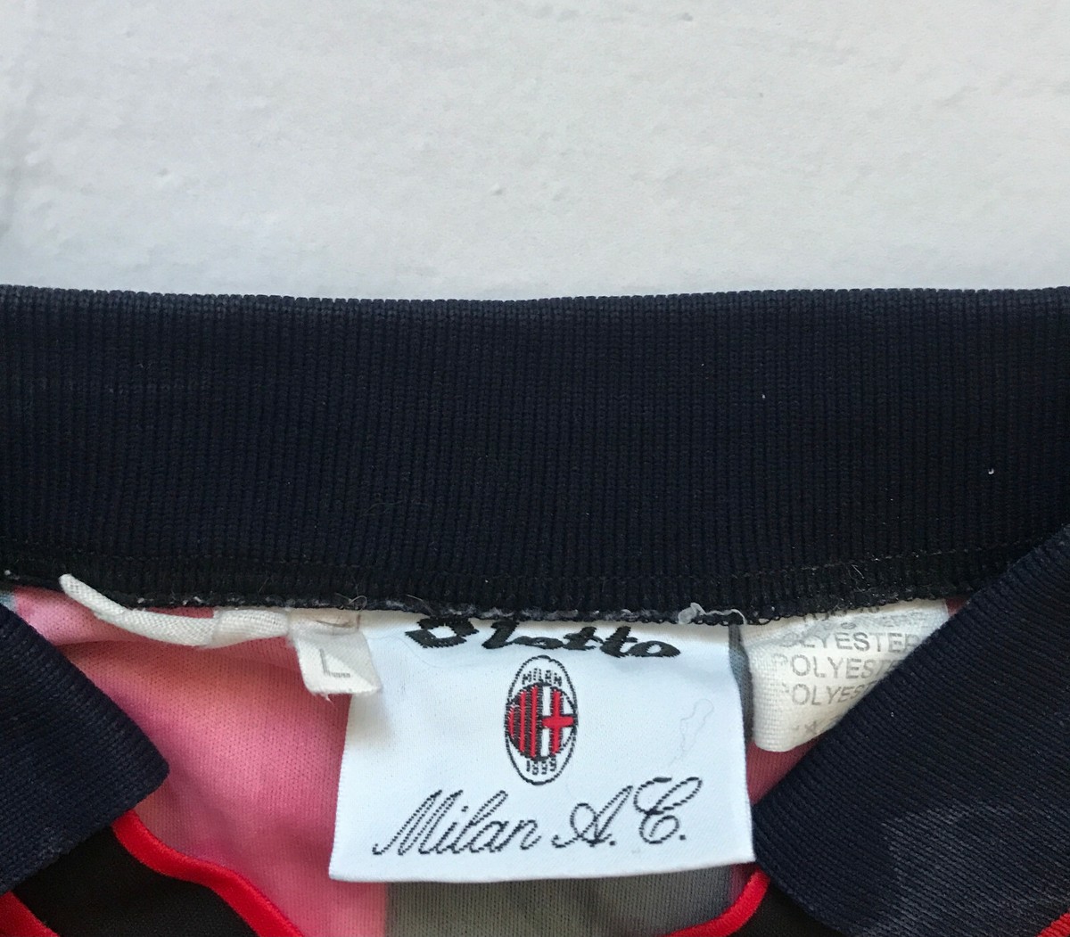 AC Milan Football Shirt 1993-1994 Jersey Lotto size L | eBay AC Milan Football Shirt 1993-1994 Jersey Lotto size L | eBay