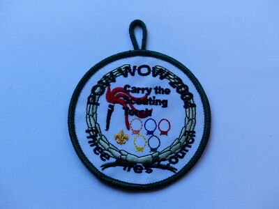 Unused Pow Wow 2004 Three Fires Council Illinois Boy Scout BSA Patch Torch