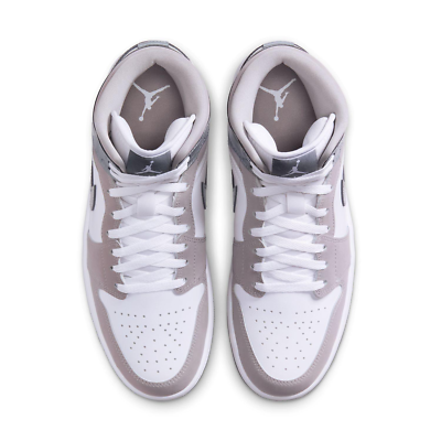 Nike Air Jordan 1 グレー/ホワイト US 9　　極美品 Jordan 1 Mid SE White Medium Grey Cool Grey Men's - HF3216-100 - US