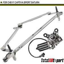 Windshield Wiper Linkage Assembly w/ Motor for Chevy Captiva Sport Saturn Front