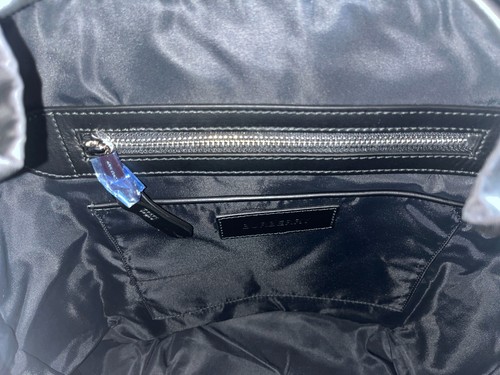$2190 Authen BNWT BURBERRY Nylon Rucksack/Backpack Logo Print Mens/Womens Black - Picture 21 of 24