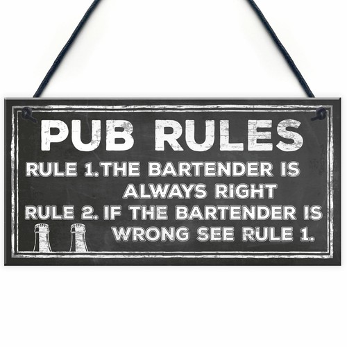 Novelty Bar Sign Plaque Bar Pub Vintage Retro Wall Decor Poster Home