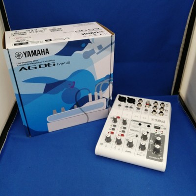 YAMAHA AG06MK2 W 6ch Live Streaming Mixer White from Japan | eBay