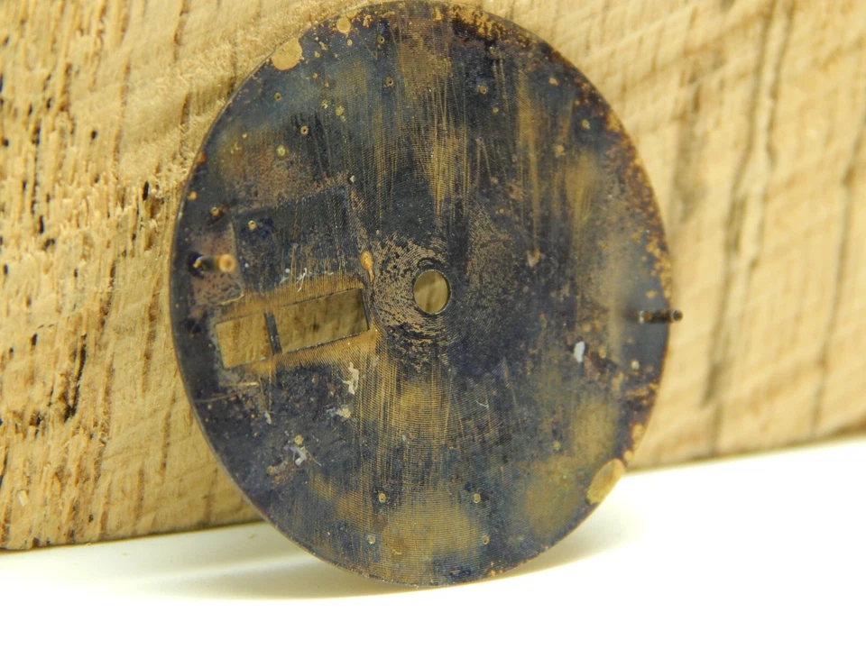 Vintage Mido Watch Dial Gray 27.48mm Multi Sport Stick Markers Day & Date Window - Image 4 of 4