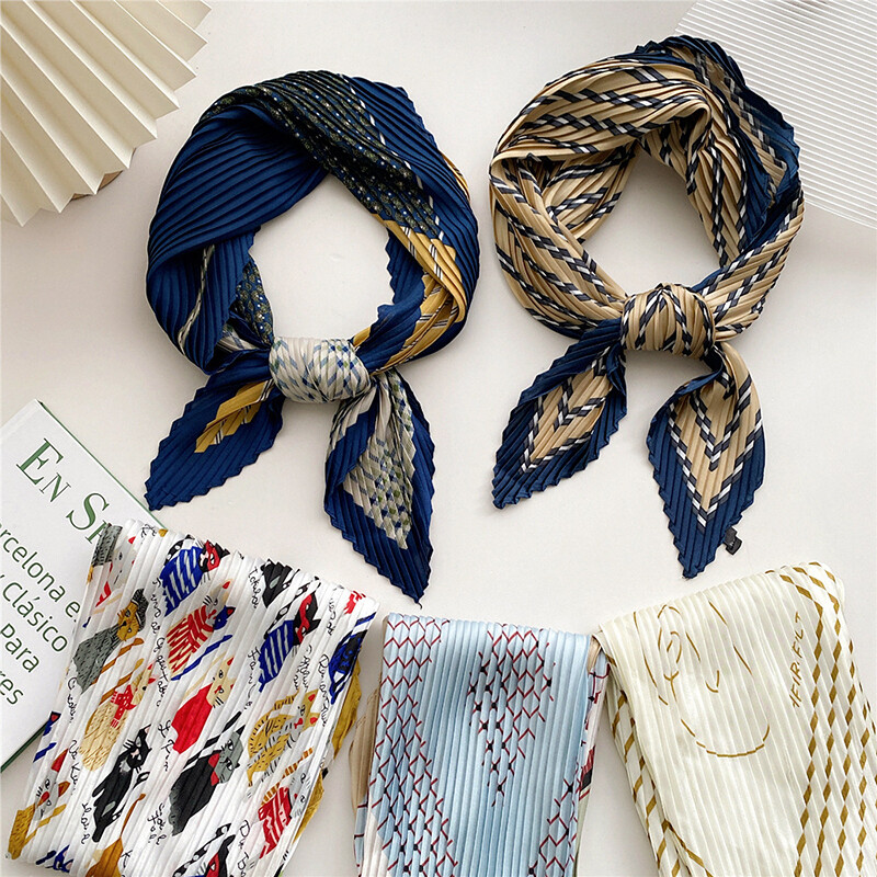 Fashion Print Small Neck Scarves Female 