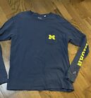 Original League Collegiate Wear Michigan Wolverines Oversized Long Sleeve sz Xl