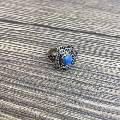Orecchini pendenti e anello TURCHESE argento sterling 925 firmati vintage LEGGI - Foto 4 di 7
