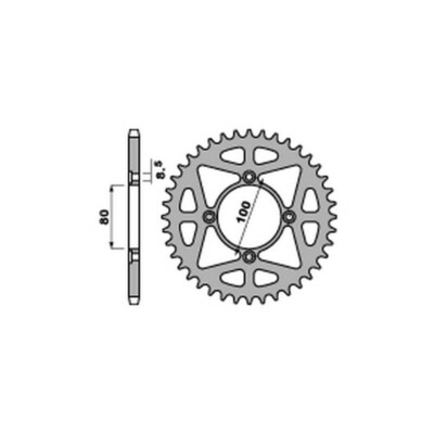 PBR 4451 GETRIEBEKRONE ERGAL GOLD Z 42 SCHRITT 520 BETAMOTOR 270 REV3 2003