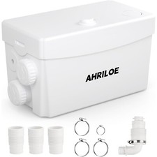 450W Sink Pump, Macerator Pump with 3 Inlets/1 Outlets, Sewage Pumps for Sink, L