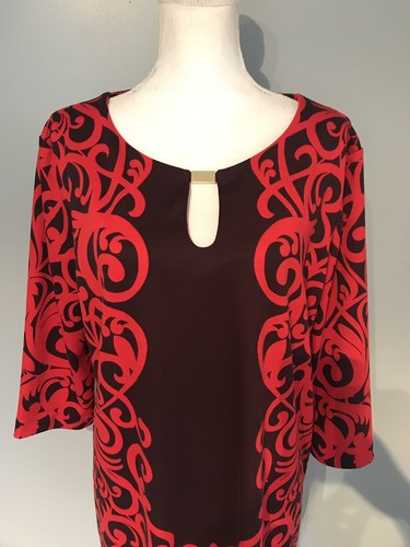 new york company Xl Ponte Knit Shift Dress - Picture 3 of 5