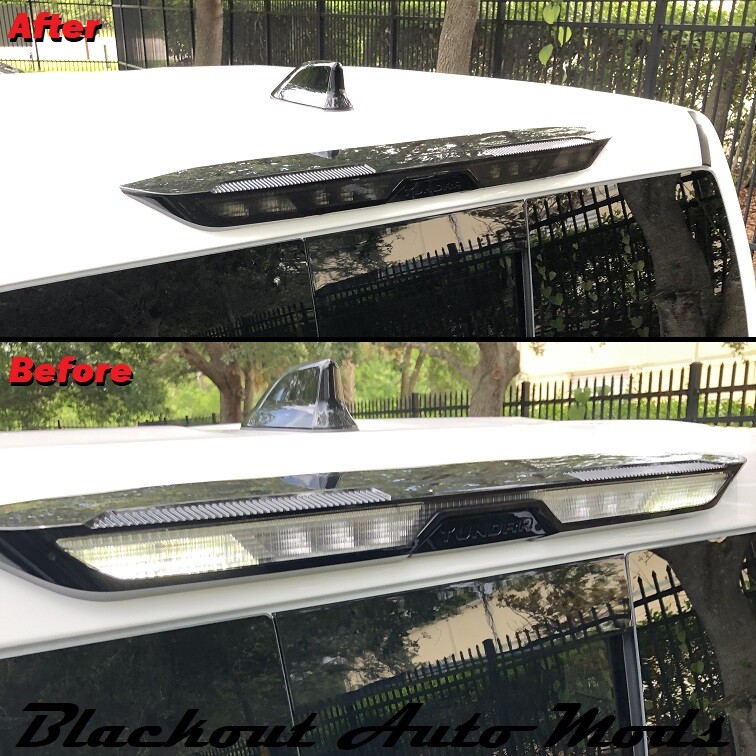 3rd Brake Light Blackout Smoked Vinyl Overlay For 2022-2025