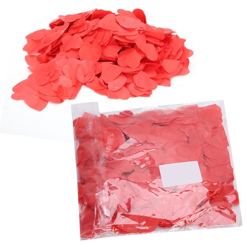 2 Bags 60g 2.5cm Red HeartShaped Confetti Wedding Party Valentine's Day Confett✈ - Picture 8 of 12