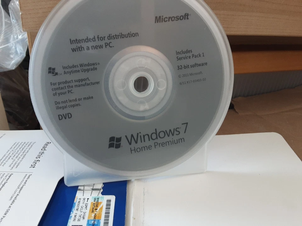 GENUINE Windows 7 Home Premium 64-bit English OEM System Builder Pack + COA - Image 3 of 3