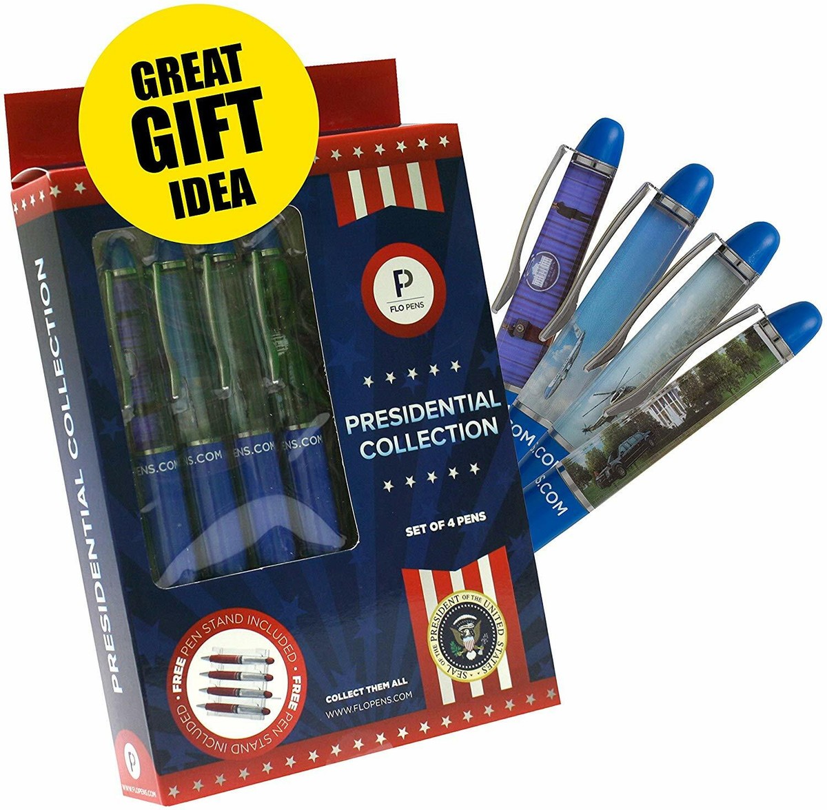 FLO PENS Presidential Collection,Sovenir Gift Set,ColectionOf