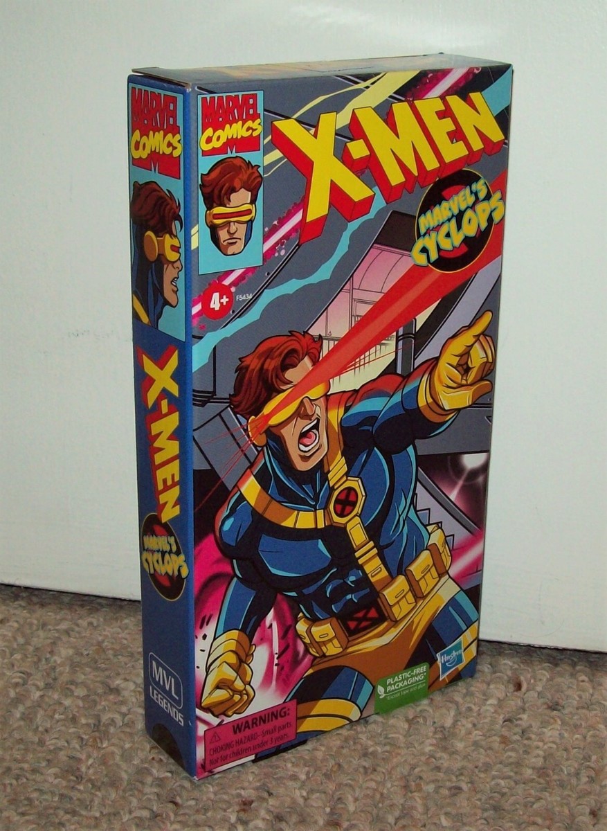 マーベルレジェンド X-MEN サイクロプス アニメイテッド VHS Cyclops Marvel Legends Exclusive VHS Retro 90s Animated
