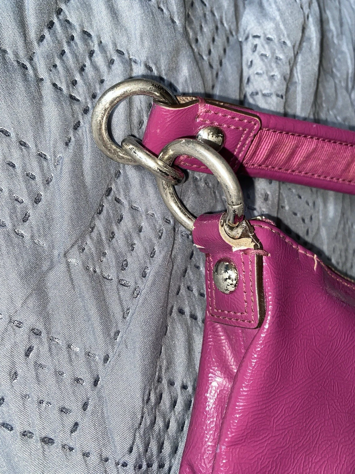 Borsa a tracolla Coach Liquid Gloss Poppy Daisy Berry F20017 2004