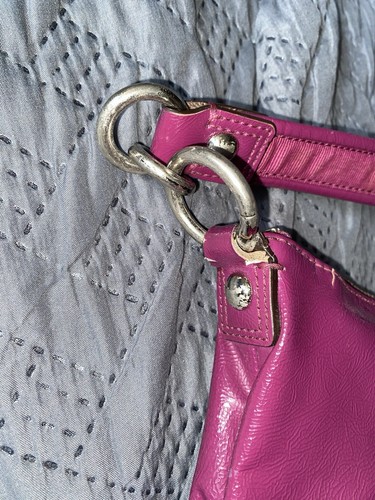Coach Liquid Gloss Poppy Daisy Berry F20017 Crossbody Tote Shoulder Handbag 2004 - Picture 7 of 13
