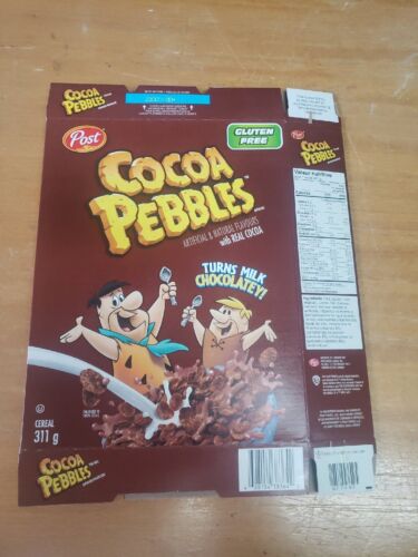 Cocoa Pebbles empty Cereal box - Afbeelding 1 van 2