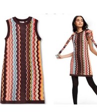 Missoni for Target Women's Colore Zig Zag Sweater Dress Size MEDIUM