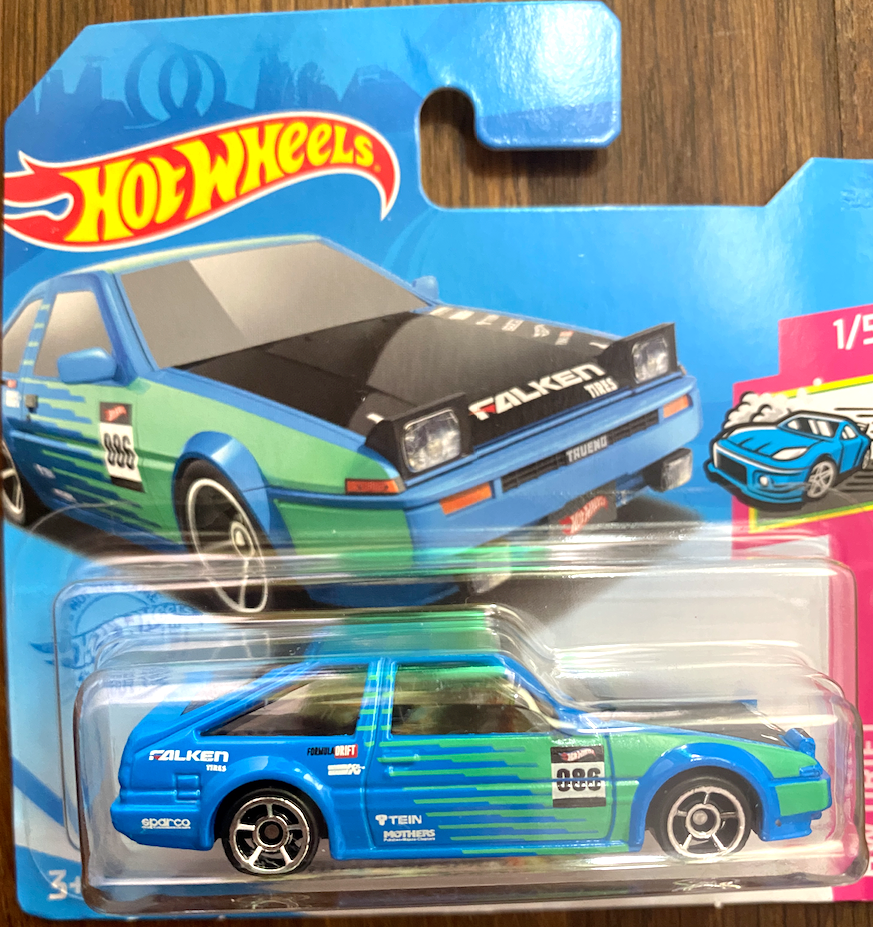 2021 Hot Wheels TOYOTA AE86 SPRINTER TRUENO Green 1/5 HW