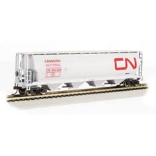 Bachmann 19113 HO Scale Canadian National 4-Bay Cylindrical Grain Hopper CN