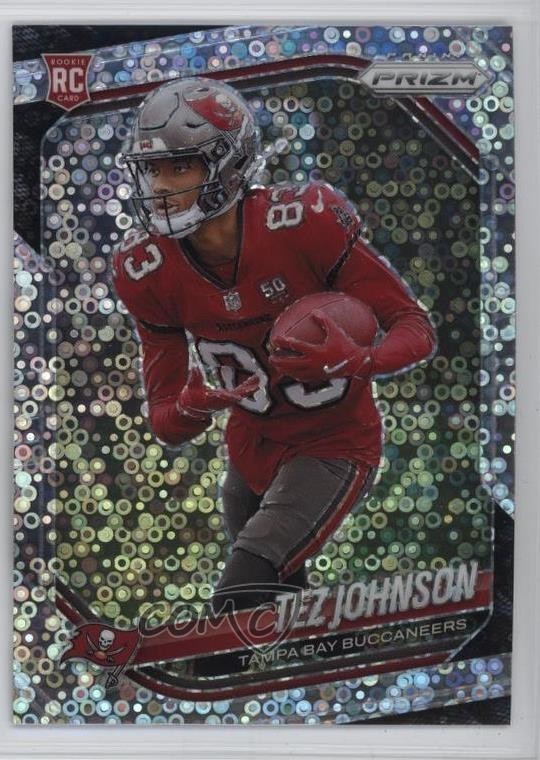 2025 Panini Prizm Rookies No Huddle Prizm Tez Johnson #381 v3r
