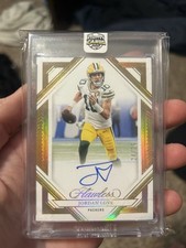 2023 Panini Flawless - Flawless Frame Signatures Jordan Love #FFS-6 Gold /25