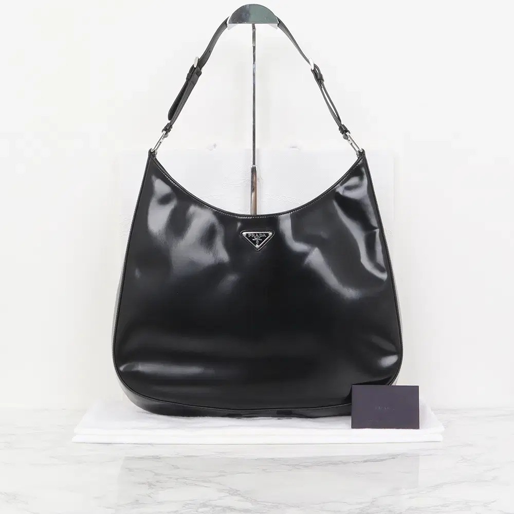 Prada Cleo Brushed Shoulder Bag Large 1BC162