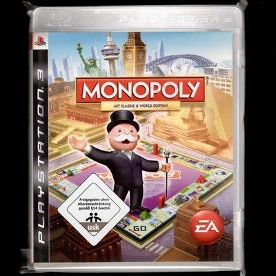 Monopoly Classic inkl. World Edition PS3 Spiel Brettspiel PlayStation3 Game PAL